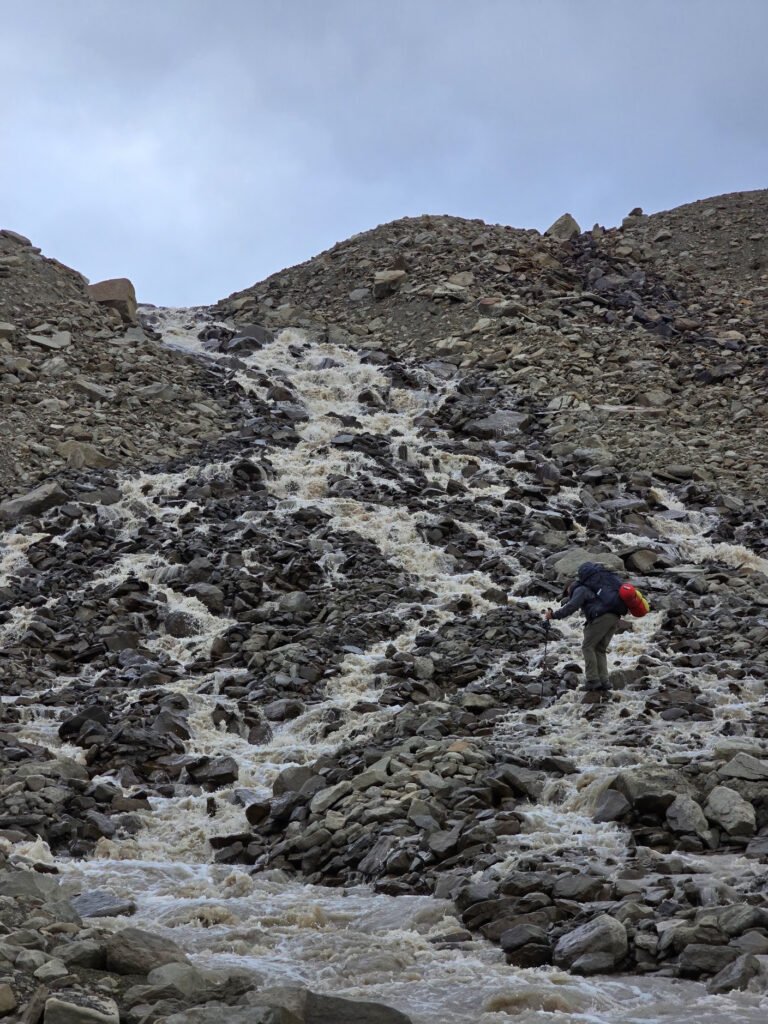 River crossing in the arctic