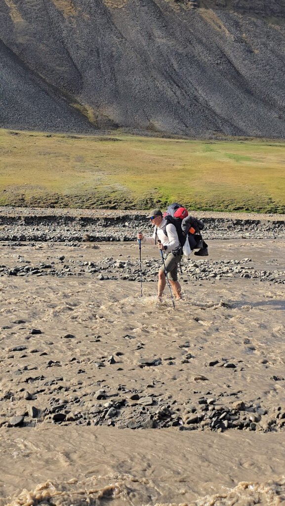 Crossing a wide river